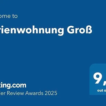 Groß Apartment